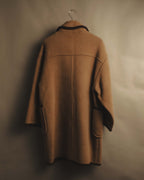 "Burberrys" 80's-90's Classic piped wool coat
