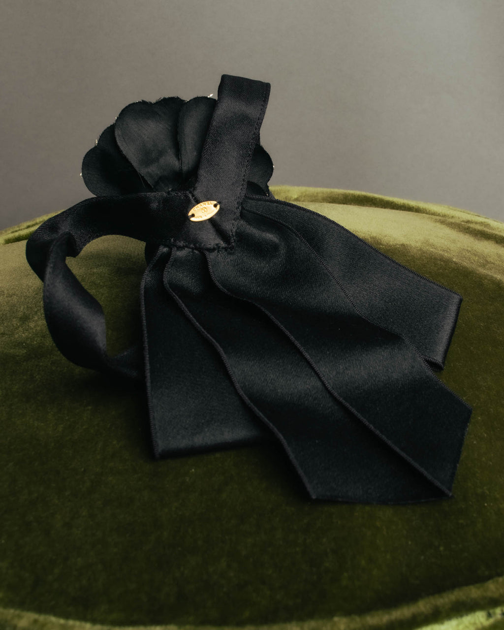 “CHANEL” 2010’s-2020’s camellia ribbon choker