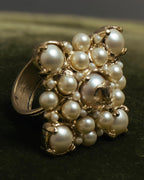 -SPECIAL- “CHANEL” 2013 high summer pearl cc cocktail ring