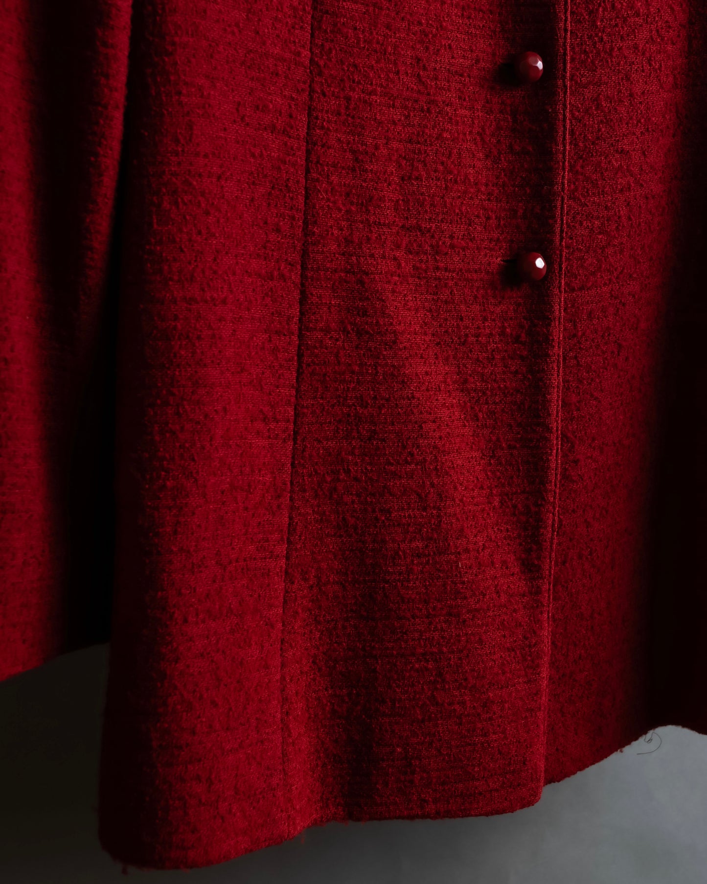 "Salvatore Ferragamo" Vivid red color wool mix tailored jacket