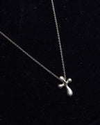 "Tiffany&Co" Small claus motif silver necklace