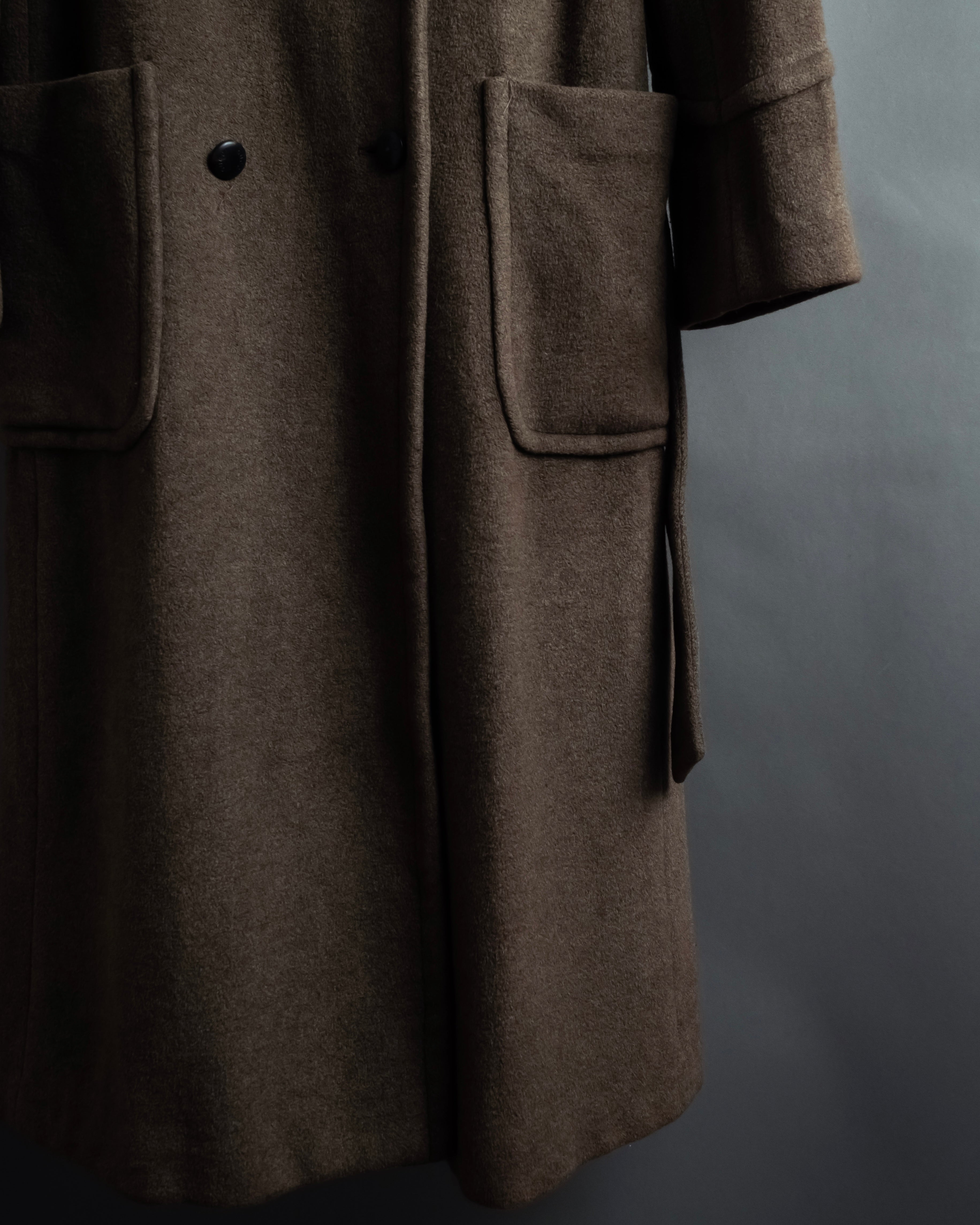 -SPECIAL- “GUCCI × ZAMASPORT” 1989–1994 Double Breasted Long Coat