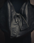 -SPECIAL- “VALENTINO GARAVANI” 2006-2009 Histoire whipstitch leather tote bag