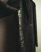 "Bottega Veneta" 90's-00's Sculptural tailored long coat