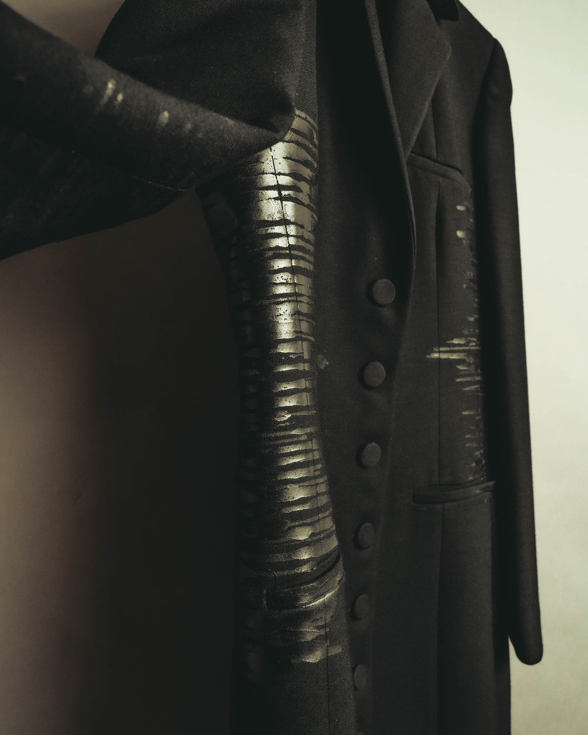 "Bottega Veneta" 90's-00's Sculptural tailored long coat