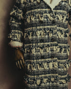 "THOM BROWNE" 2010's-20's Textured double breasted boucle coat