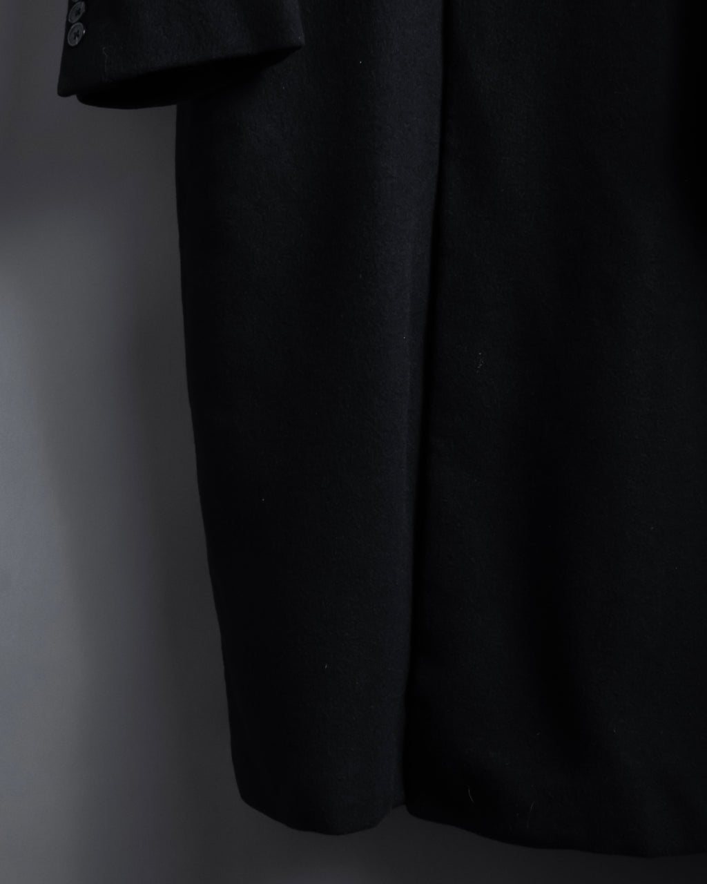 "FENDI" 80's-90's Classic cashmere long chester coat