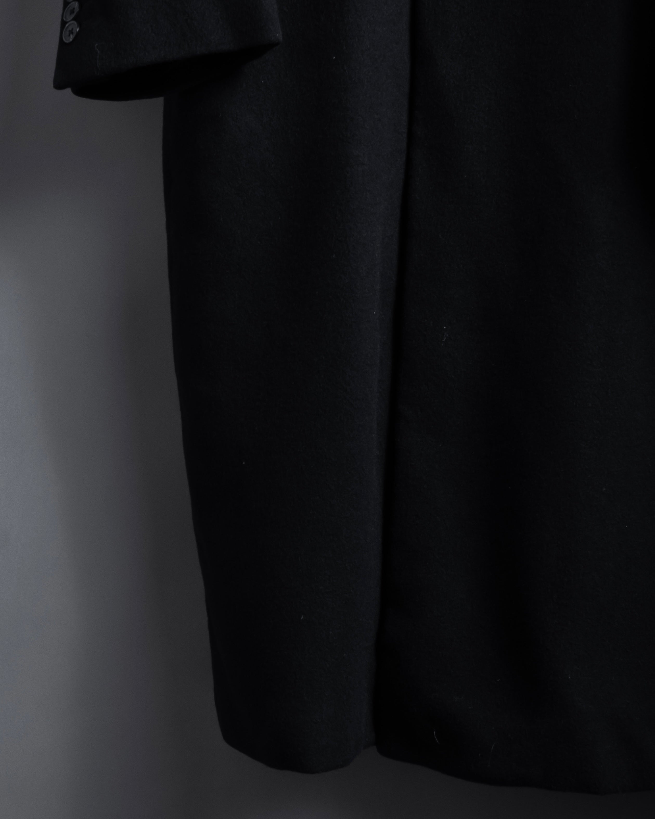 "FENDI" 80's-90's Classic cashmere long chester coat