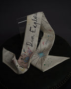"Christian Dior" Dior Explore allegorical motif twilly mitzah scarf