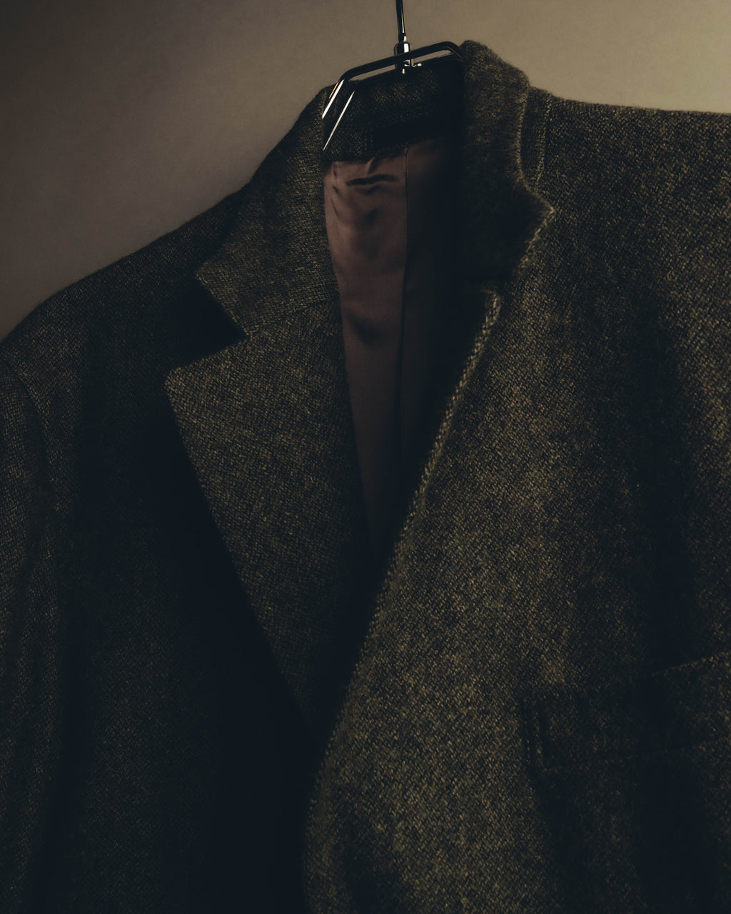 "BURBERRY LONDON" 00's-10's Classic wool tweed coat