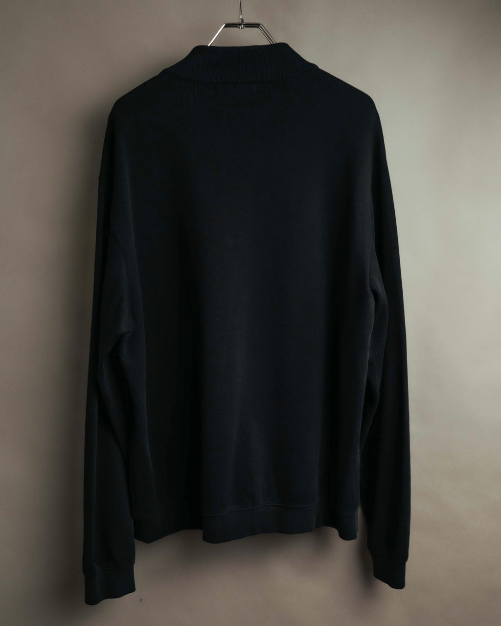 -MOOD Vintage Collections- 00’s Minimal black supima cotton knit