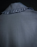 “GUCCI” 2015-2016 Ruffled collar cotton shirt