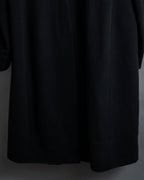 "FENDI" 00's-10's Karl Lagerfeld design shaped long coat