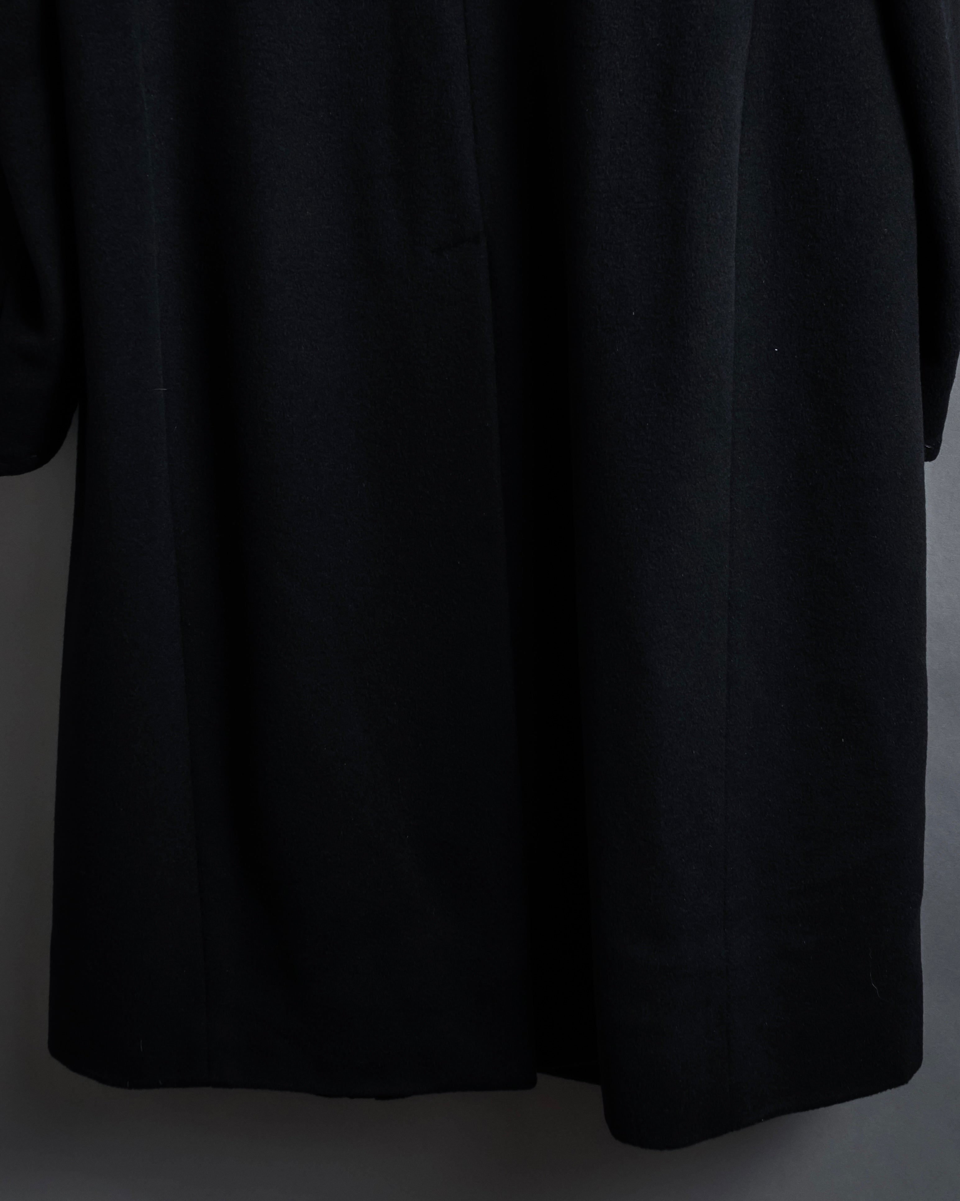 "FENDI" 00's-10's Karl Lagerfeld design shaped long coat