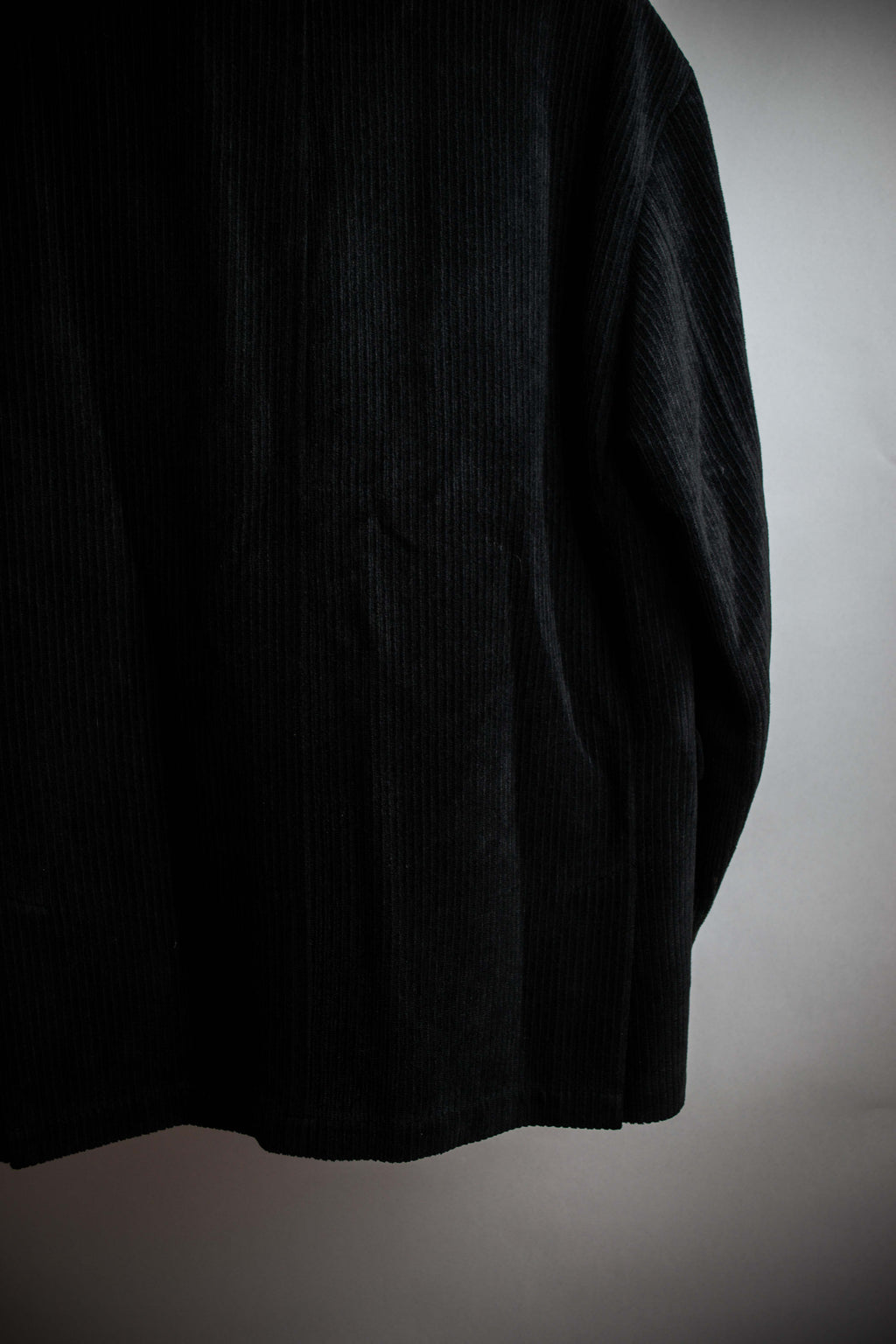 "BURBERRY" Thick wale corduroy oversized tailored jacket