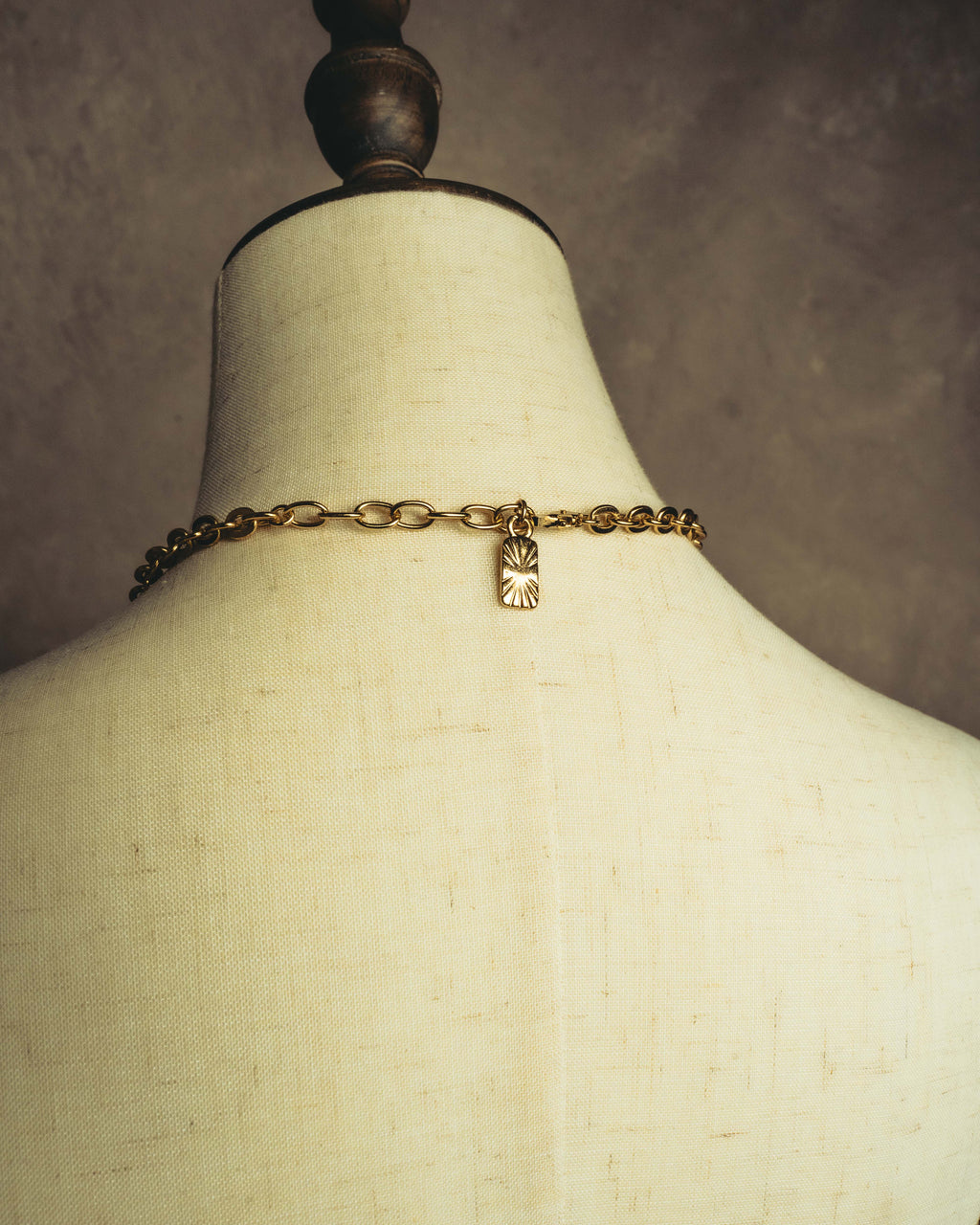 -SPECIAL- "Yves Saint Laurent" 90's-00's Sculptural coral motif crystal pendant necklace