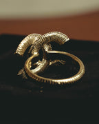 –SPECIAL– "CHANEL" Sculptural pearl double c costume ring