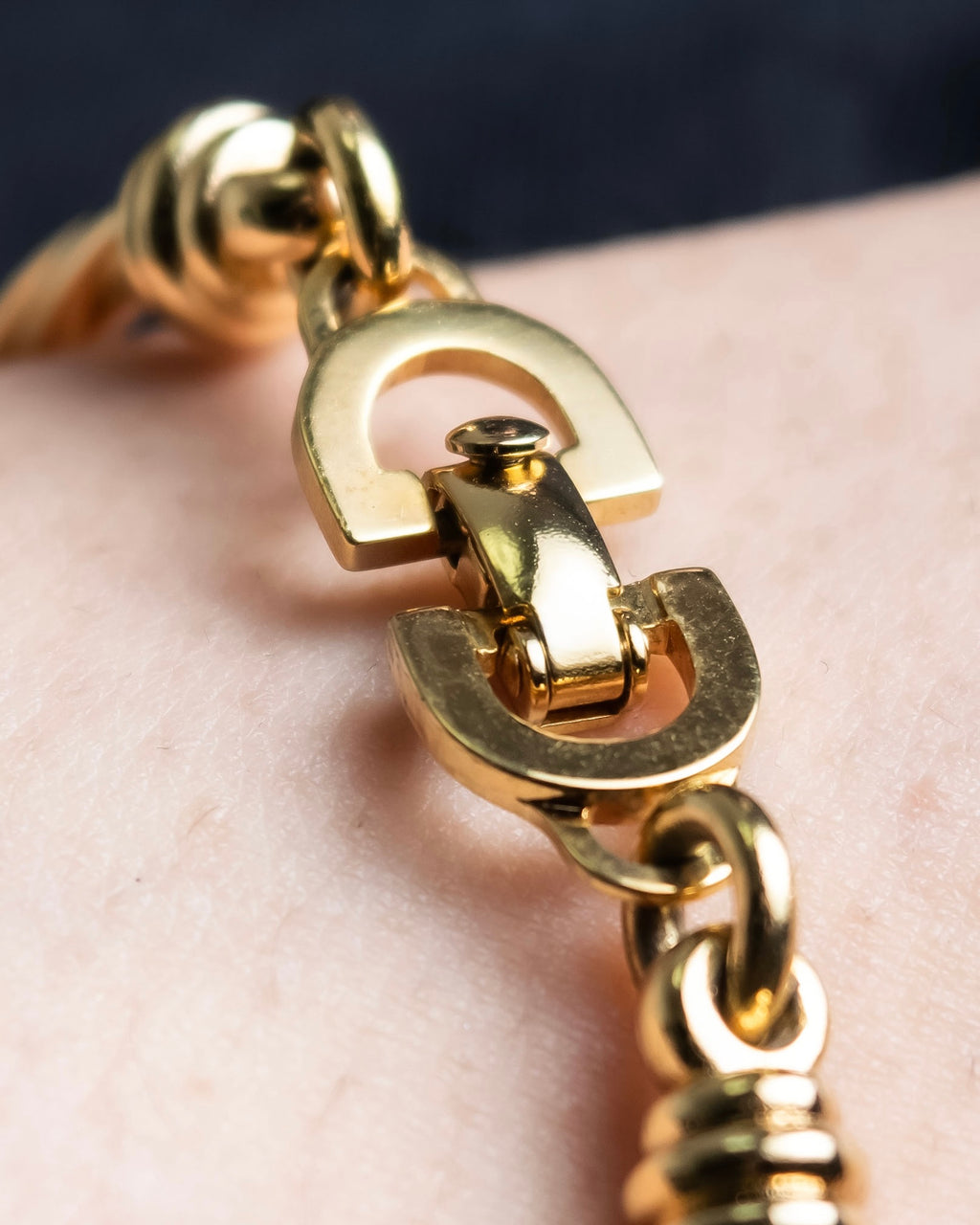 "DIOR" Twisted antique design bracelet