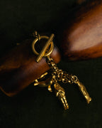 "Salvatore Ferragamo" 80's-90's Playful winter charm bracelet
