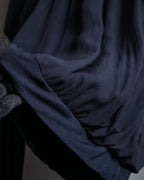 "CALVIN KLEIN" Layered sleeve gathered design pullover