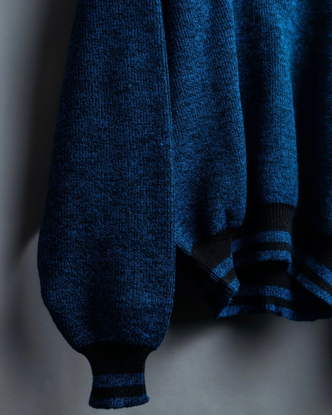 "Christian Dior Sport" V-neck oversized rib knit