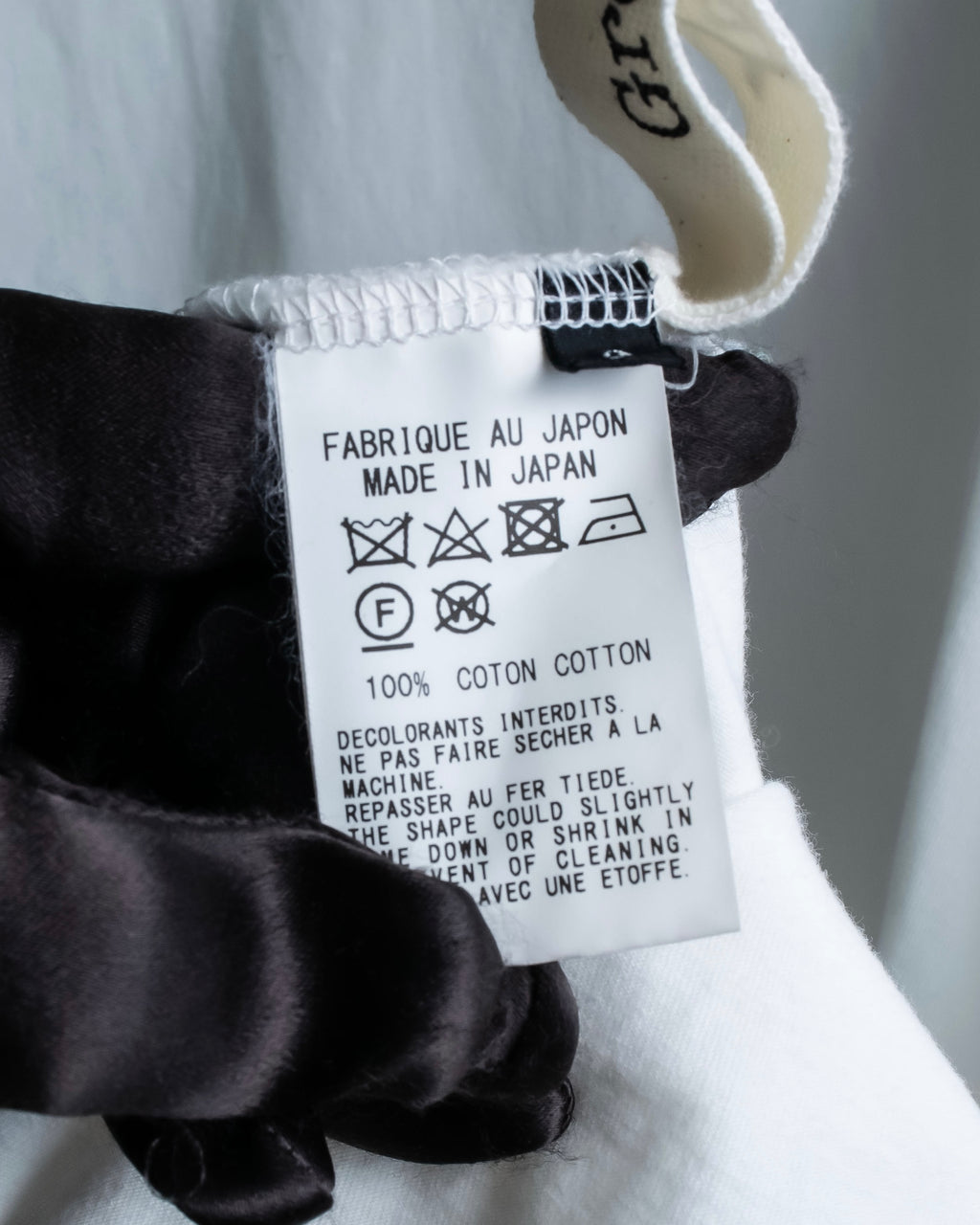 “Ground Y” Detachable designed long pullover