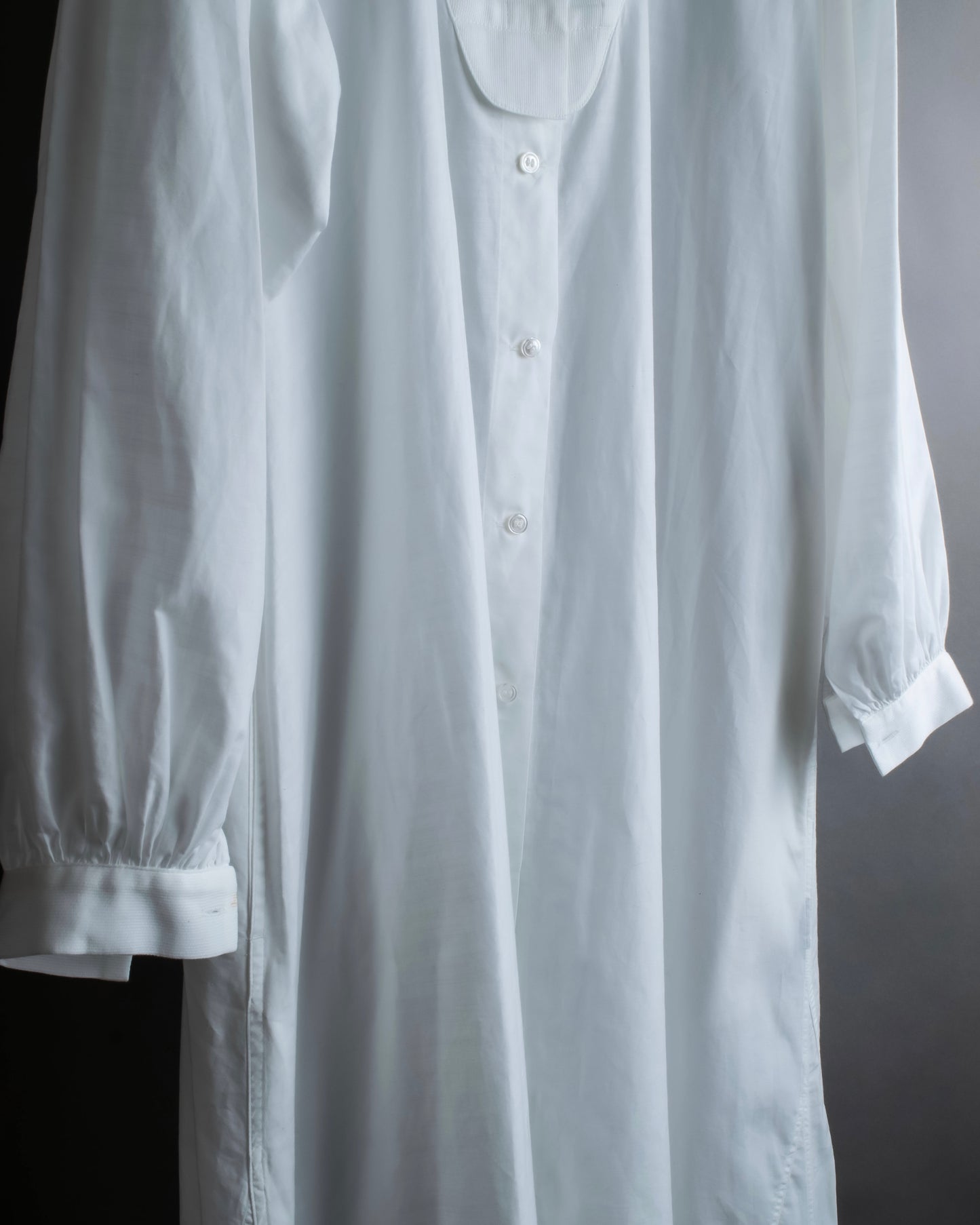 "Cabana" No colour cotton linen maxi shirt onepiece