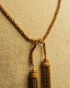 -SPECIAL- “Christian Dior“ 70’s-80’s Tassel rope chain necklace