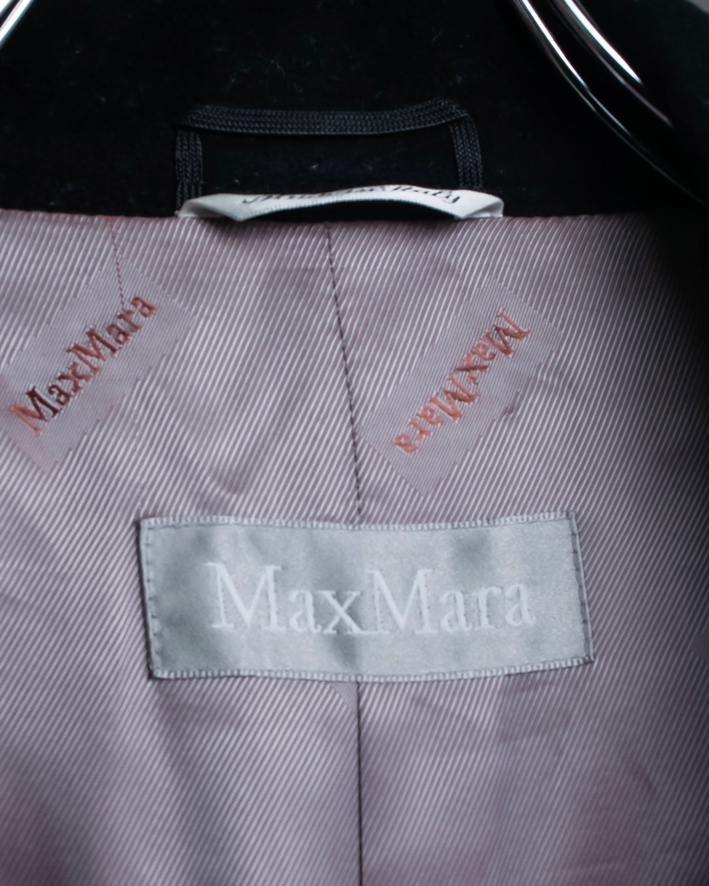 "Max Mara" Double-breasted 2way collar maxi length coat