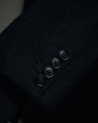 "HERMES" 90’s cashmere blend heritage vip limited tailored jacket