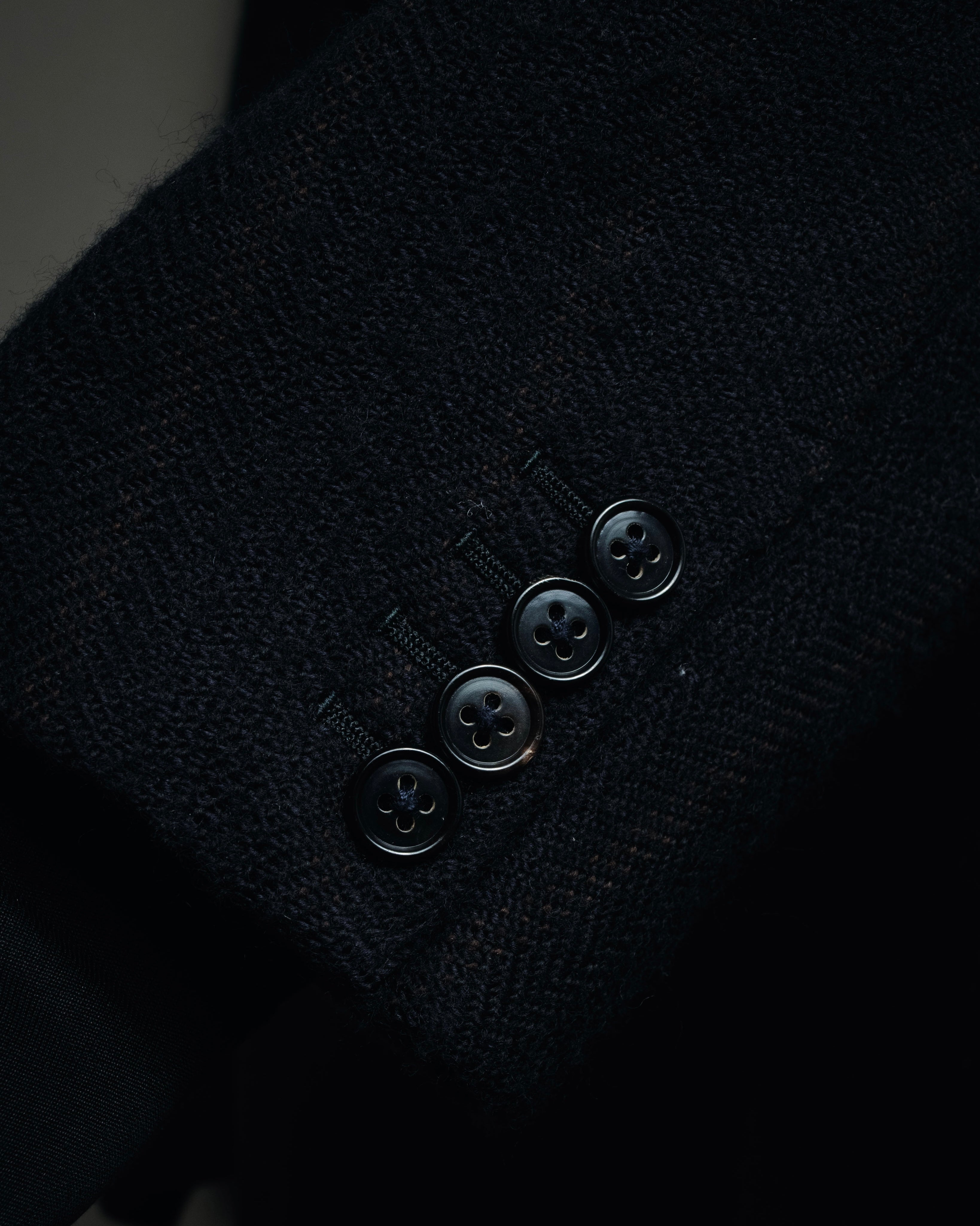 "HERMES" 90’s cashmere blend heritage vip limited tailored jacket