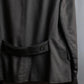 "Max Mara" Diagonal front button design stand collar jacket