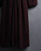 -SPECIAL- "JEAN PAUL GAULTIER"
 1990's-00's Gathered tuck shape design long coat