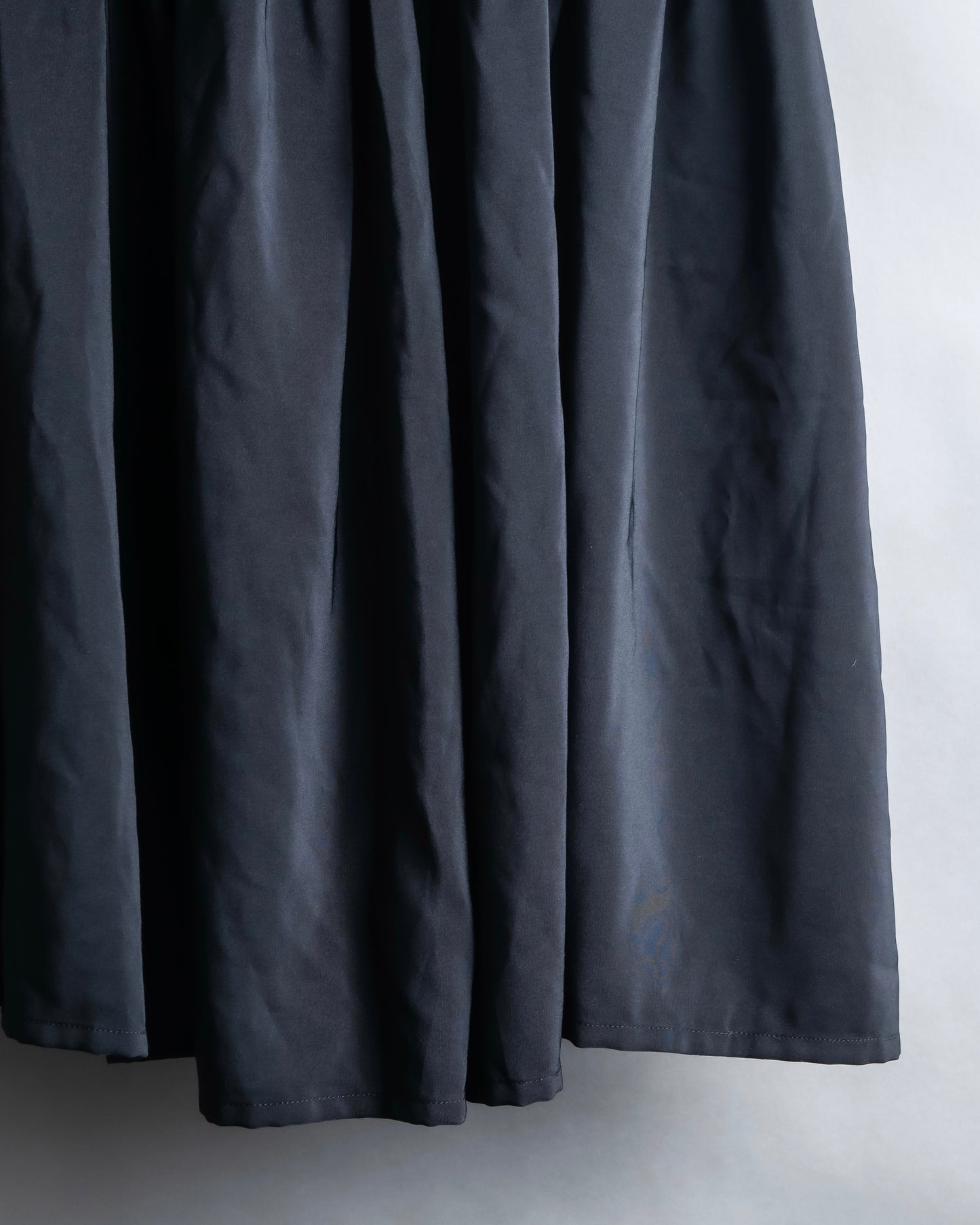 "LIMI feu" Washed layered fabric mid length skirt