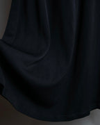 "GIANNI VERSACE" Tassel lace-up design A-line silhouette black dress