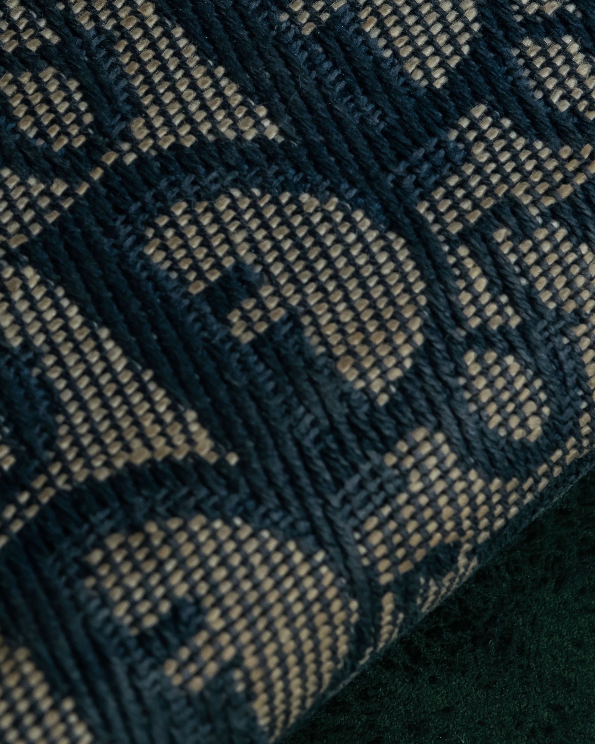 "Christian Dior" Trotter canvas logo engraved long wallet