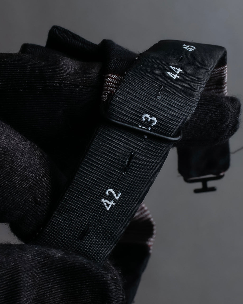 "DRIES VAN NOTTEN" Herringbone striped silk bow tie