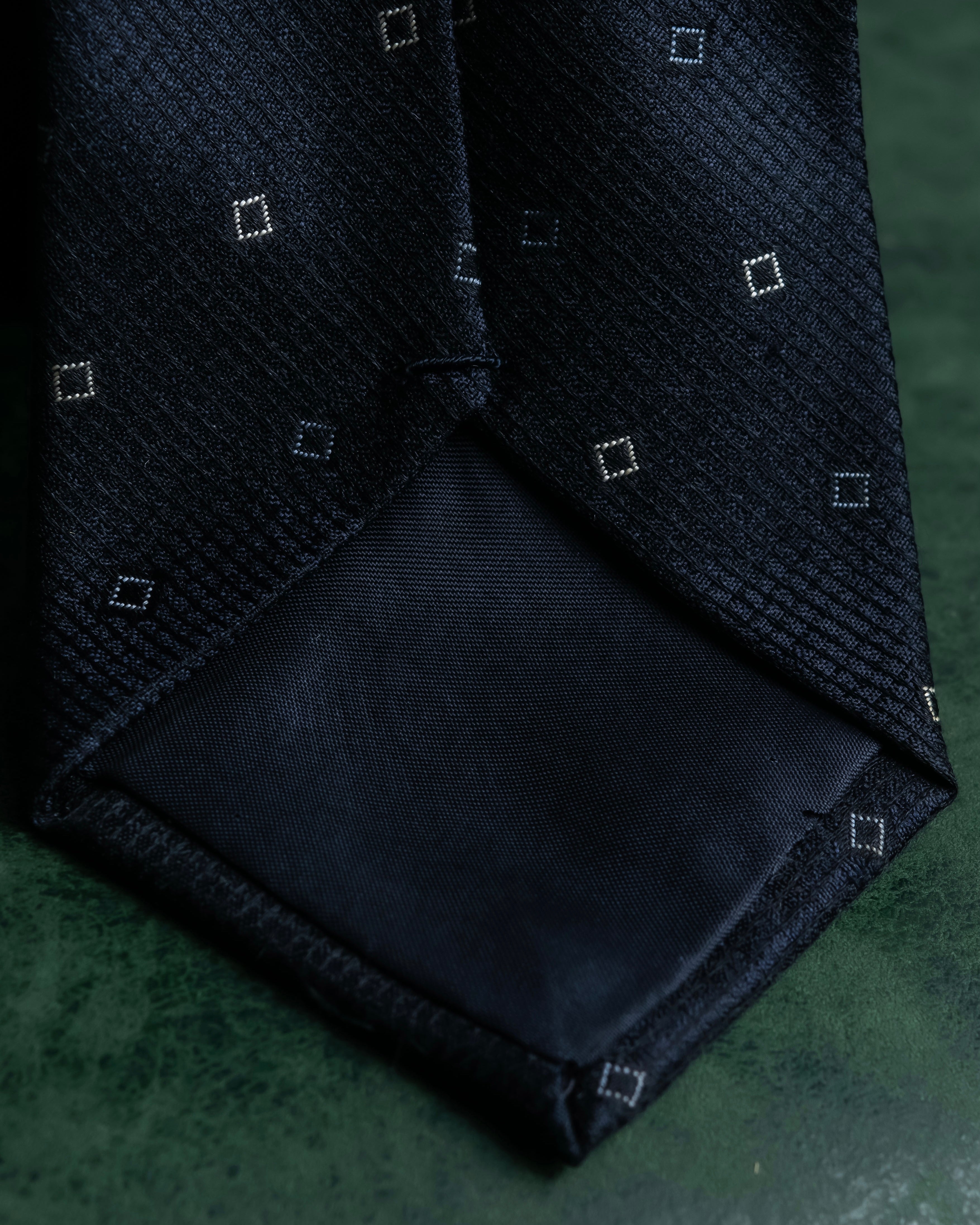 "COMME des GARCONS HOMME" Square small pattern motif necktie