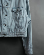 -MOOD MILLÉSIMES- “Levi’s SilverTab” 2010’s-20’s silvertab cropped light wash denim jacket