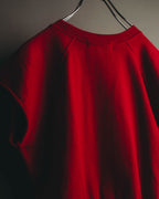 "BALENCIAGA" 00's Sleeveless cotton sweatshirt