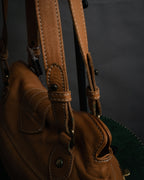 “MARCO BUGGIANI” 2004-2009 Soft leather multi pocket shoulder bag