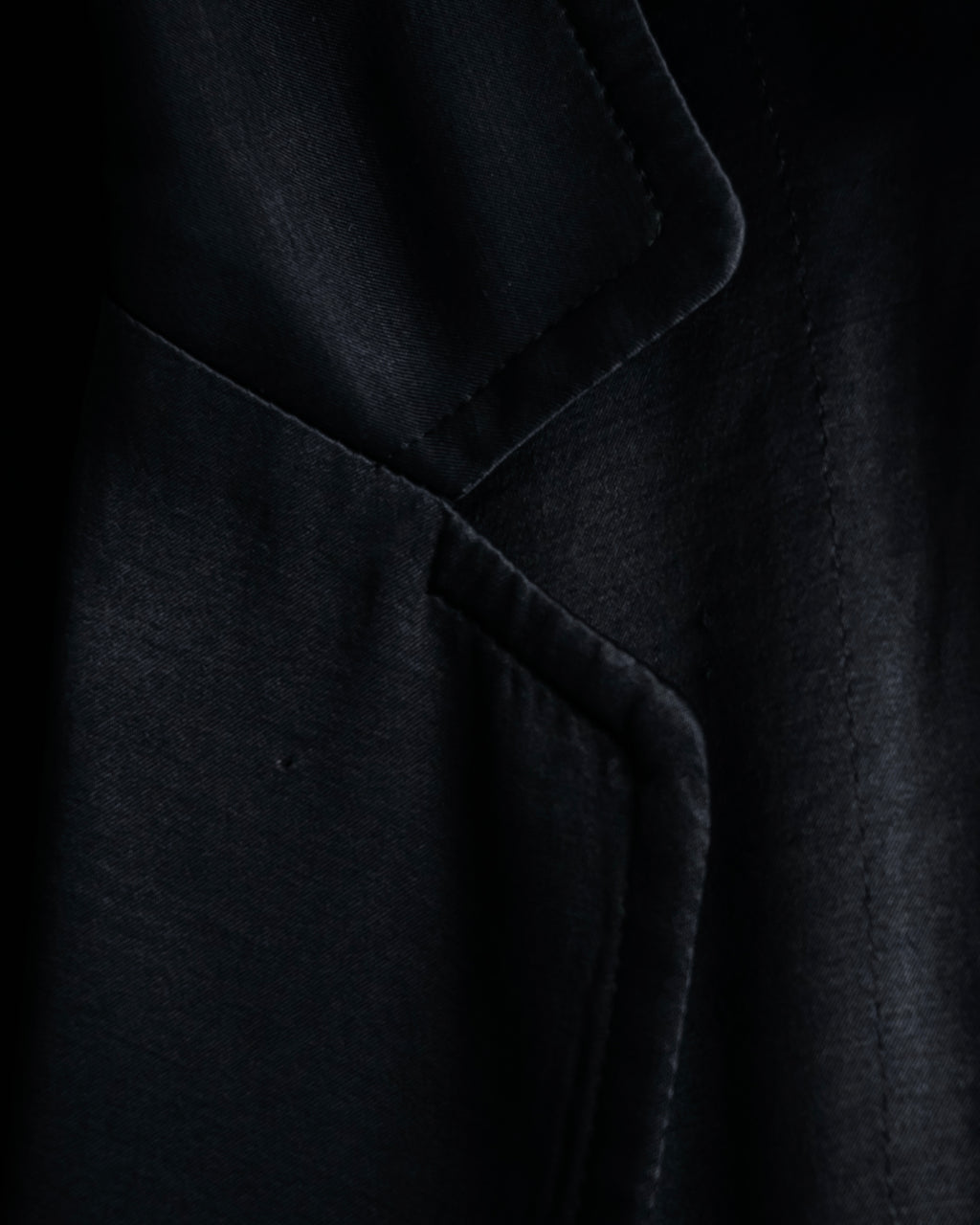 "Yohji Yamamoto +NOIR" 2005SS Rayon draping tailored jacket