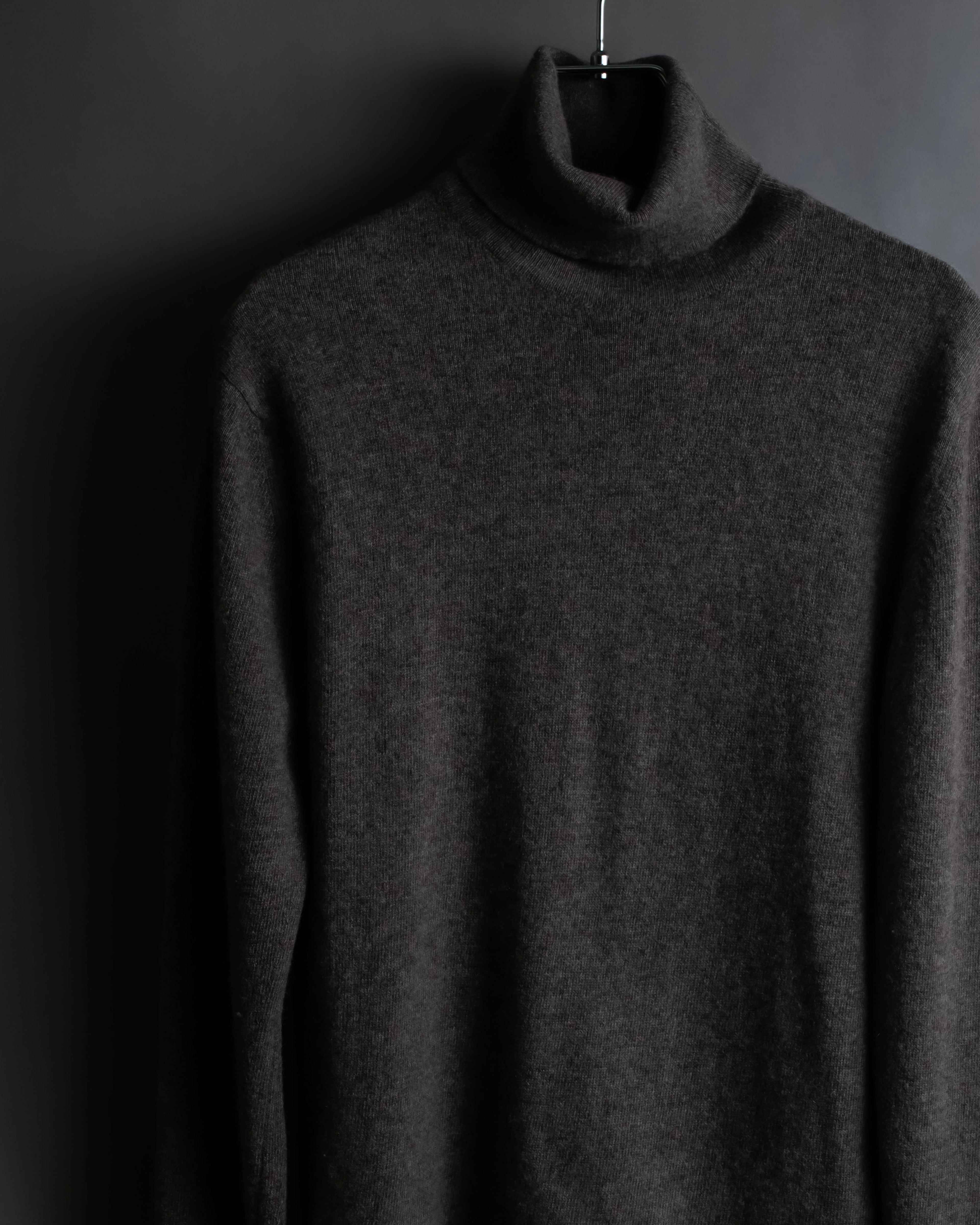 "HERMES" Margiela period cashmere high neck knit pullover