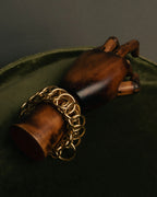 “LOEWE” 90’s-00’s gold ring chain bracelet