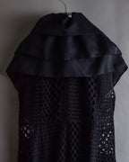 "NOKO OHNO" Layered organza frill embroidered dress