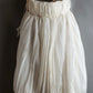 "GIANFRANCO FERRE" Frilled organza pannier docking design pleated dress