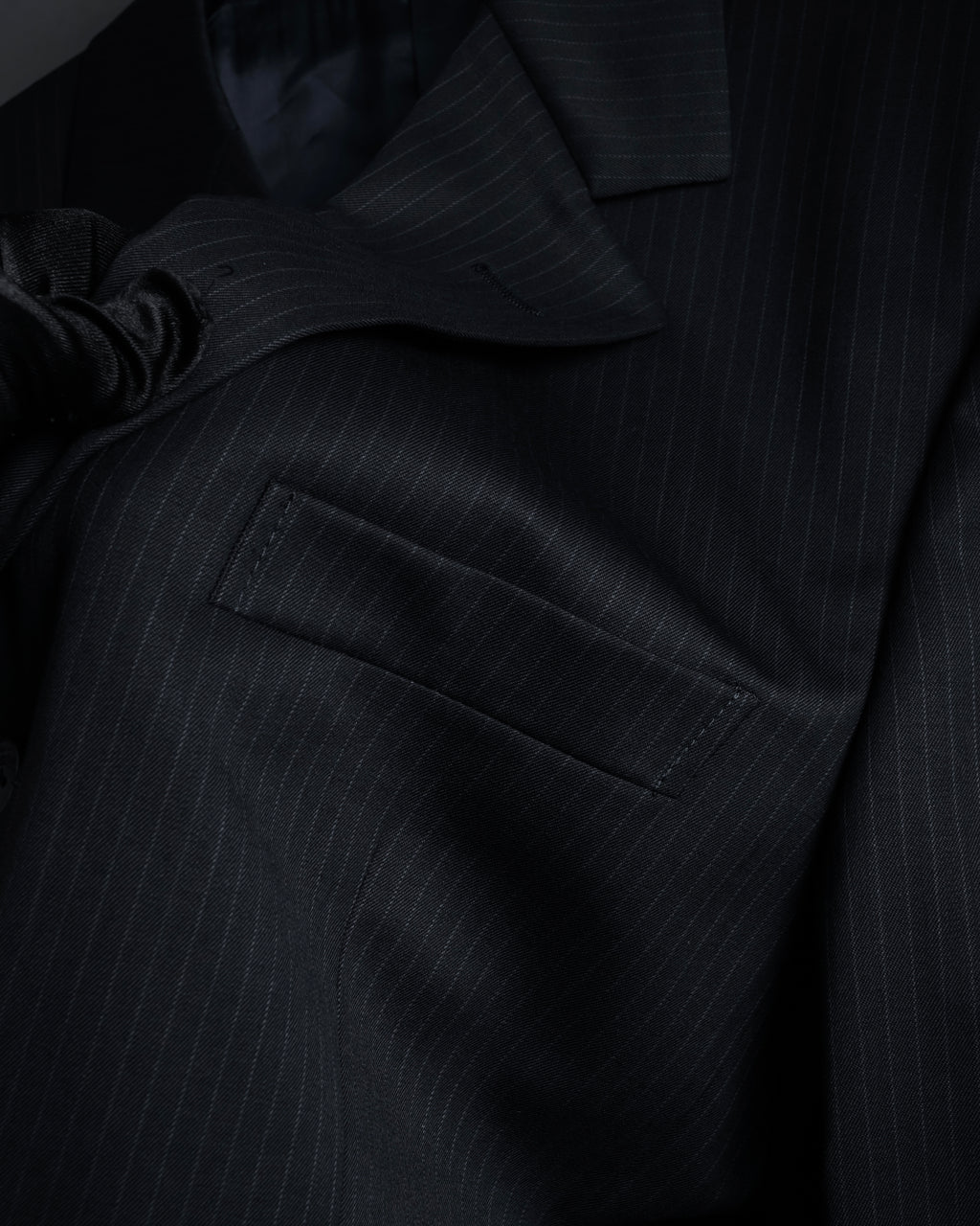 "GUCCI" 90's Elegant suiting pinstripe set up