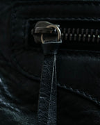 “BALENCIAGA” The Day leather shoulder bag