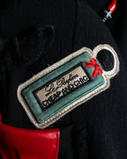 "MOSCHINO" Object sewn design tweed jacket