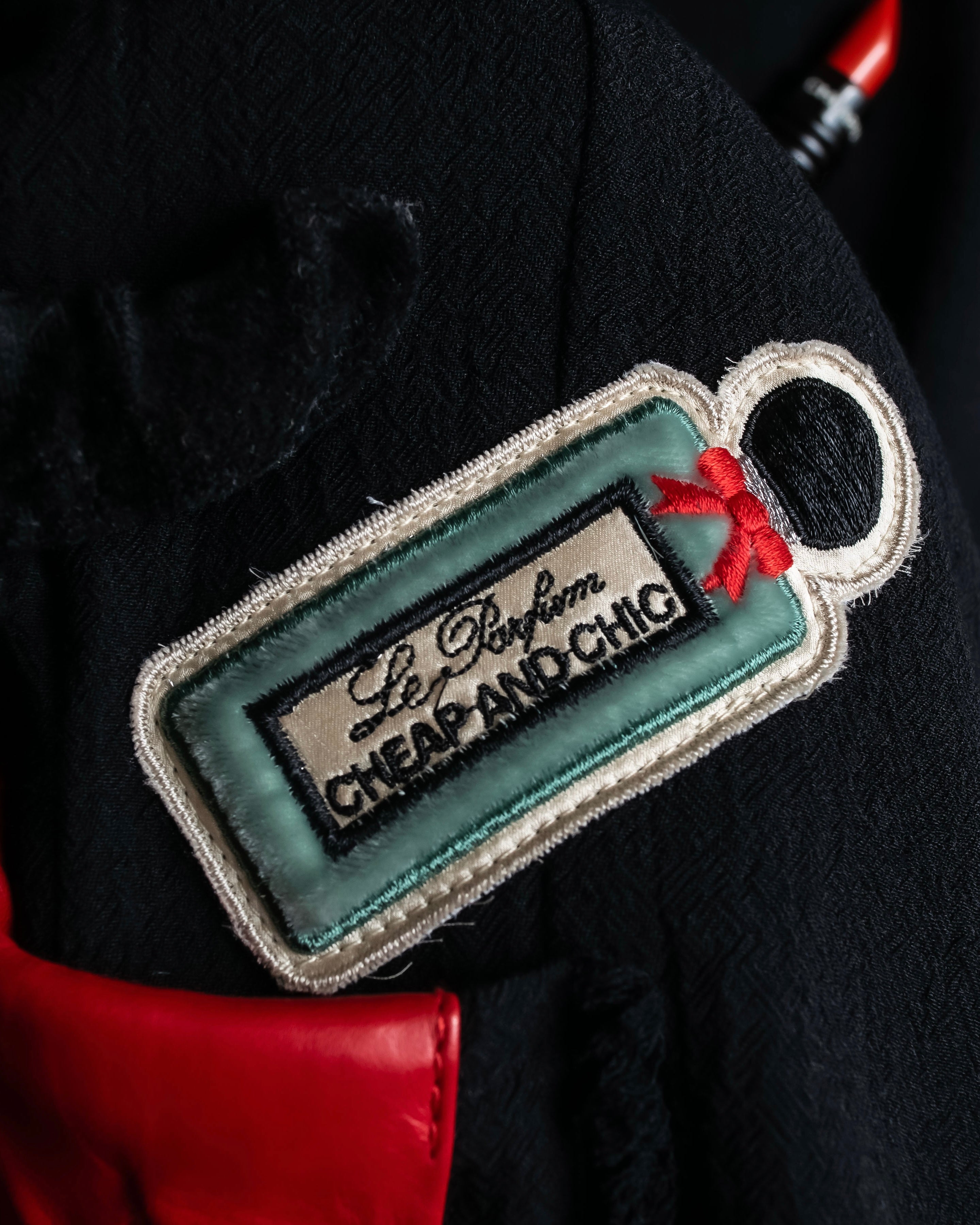 "MOSCHINO" Object sewn design tweed jacket